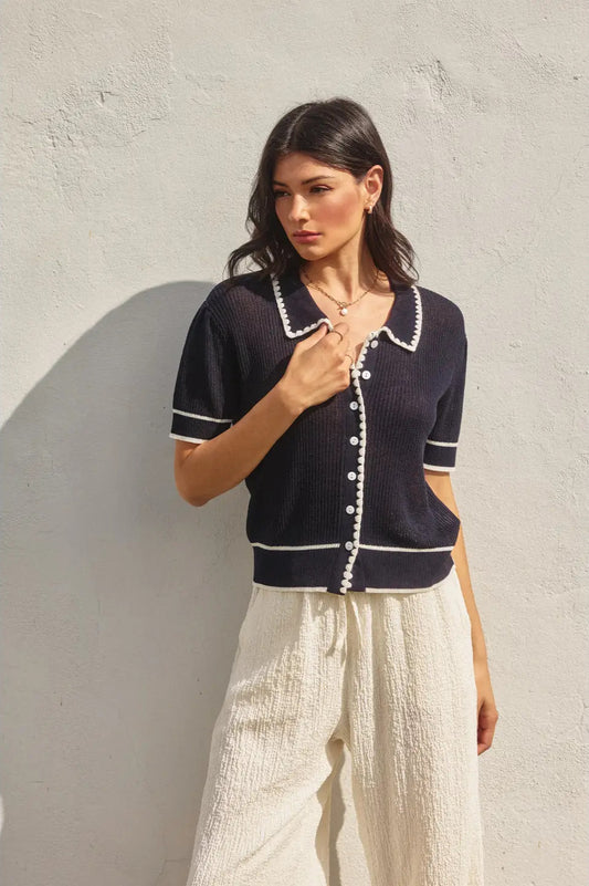 Bay Breeze Knit Top