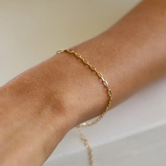 Miniature Paperclip Bracelet
