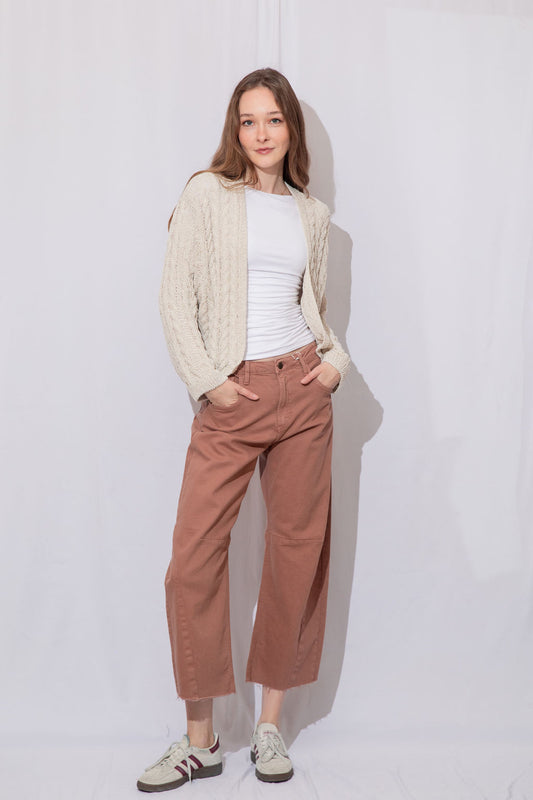 Willow Cable Knit Cardigan
