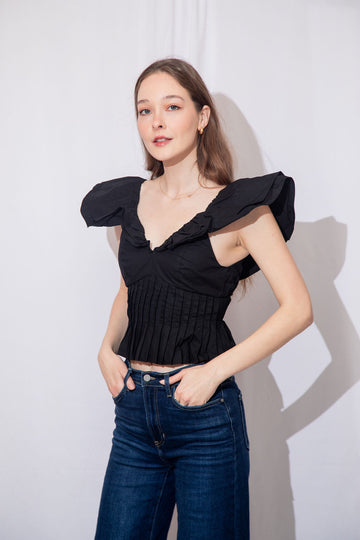 Talia Ruffled Top