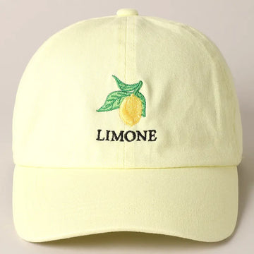 Limone Embroidered Hat