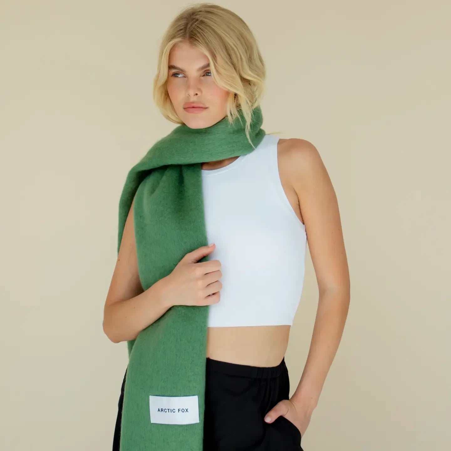 The Stockholm Scarf - 100% Recycled Forest Fern