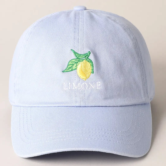 Limone Embroidered Hat