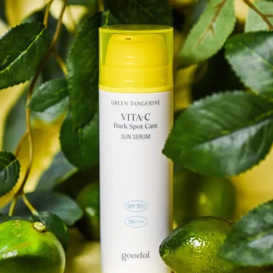 Goodal Green Tangerine Vita C Dark Spot Care Sun Serum Spf