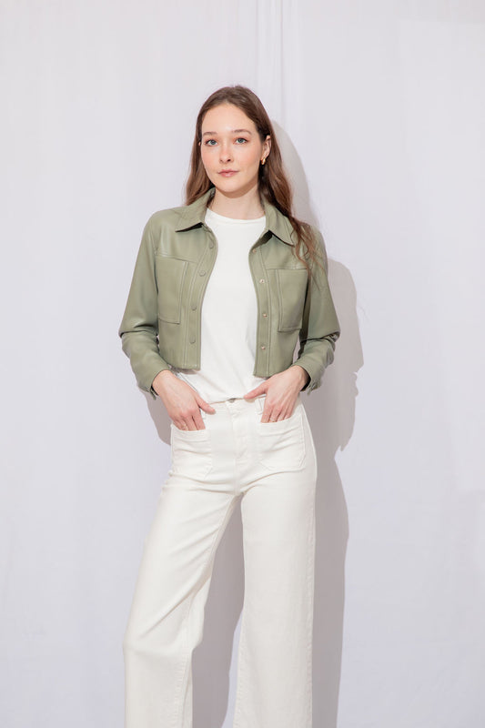 Abbott Faux Leather Jacket