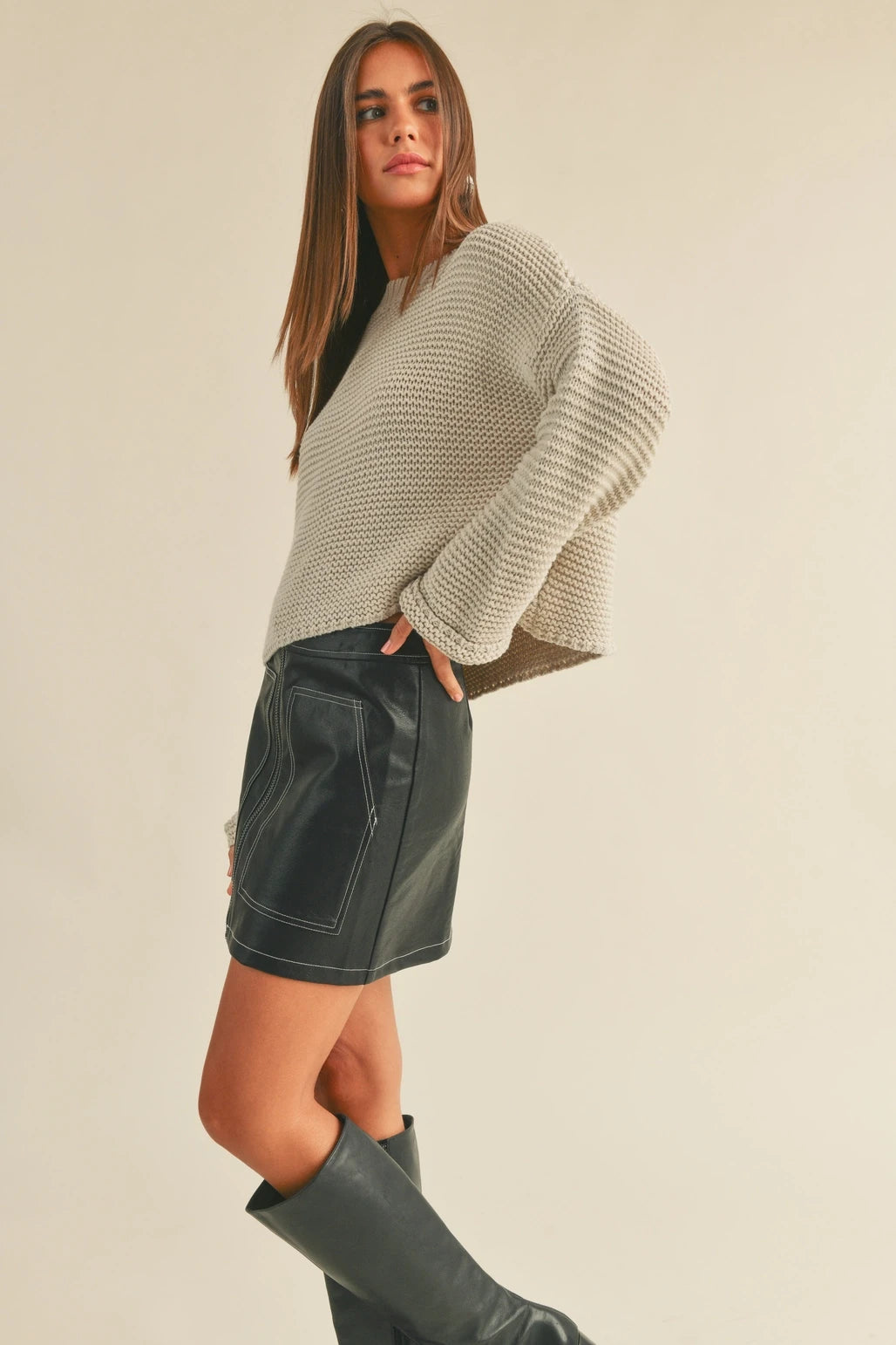 Fisherman Knit Sweater