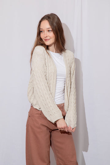 Willow Cable Knit Cardigan