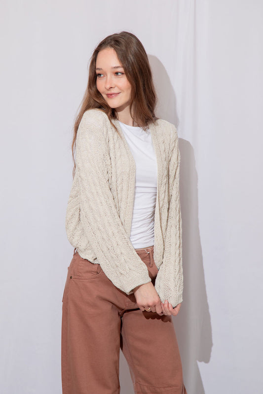 Willow Cable Knit Cardigan