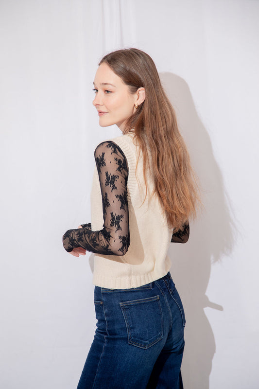Flora Lace Long Sleeve Top