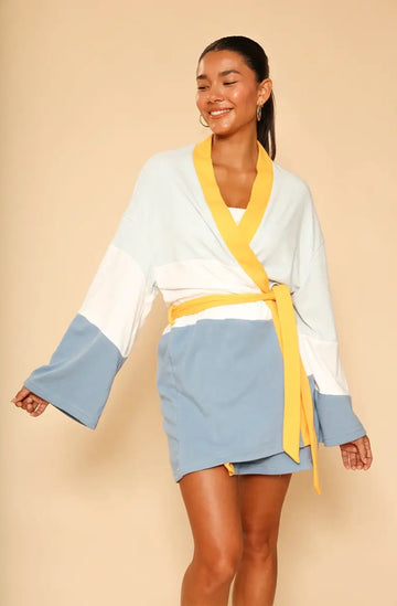 Sunset Terry Cloth Kimono Robe