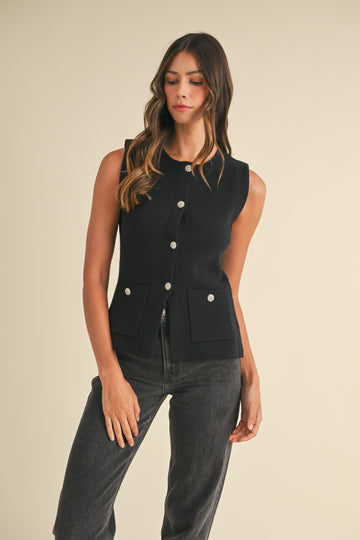 Crystal Rose Vest