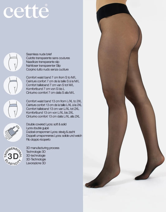 Sheer Seamless Tights- 15 Denier