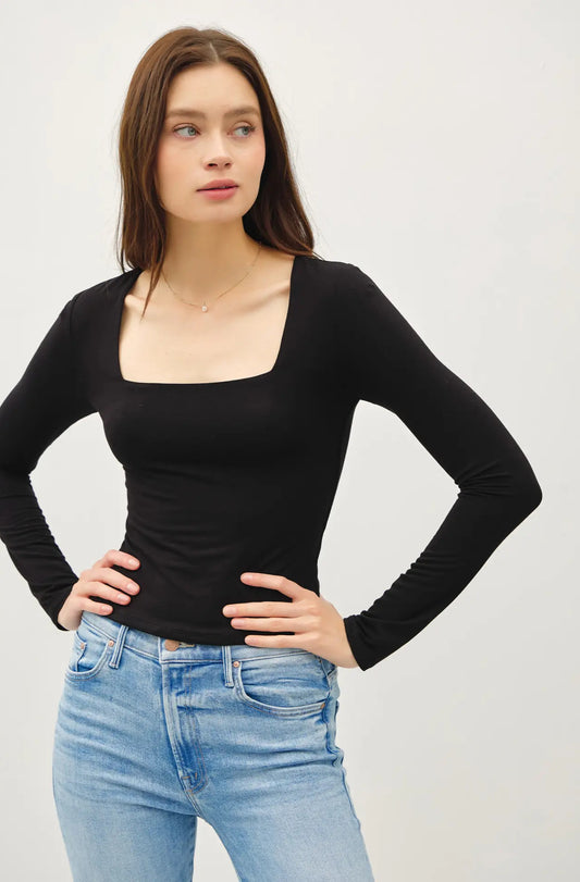 Eden Square Neck Long Sleeve