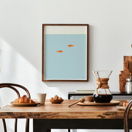 Goldfish, Signed Art Print