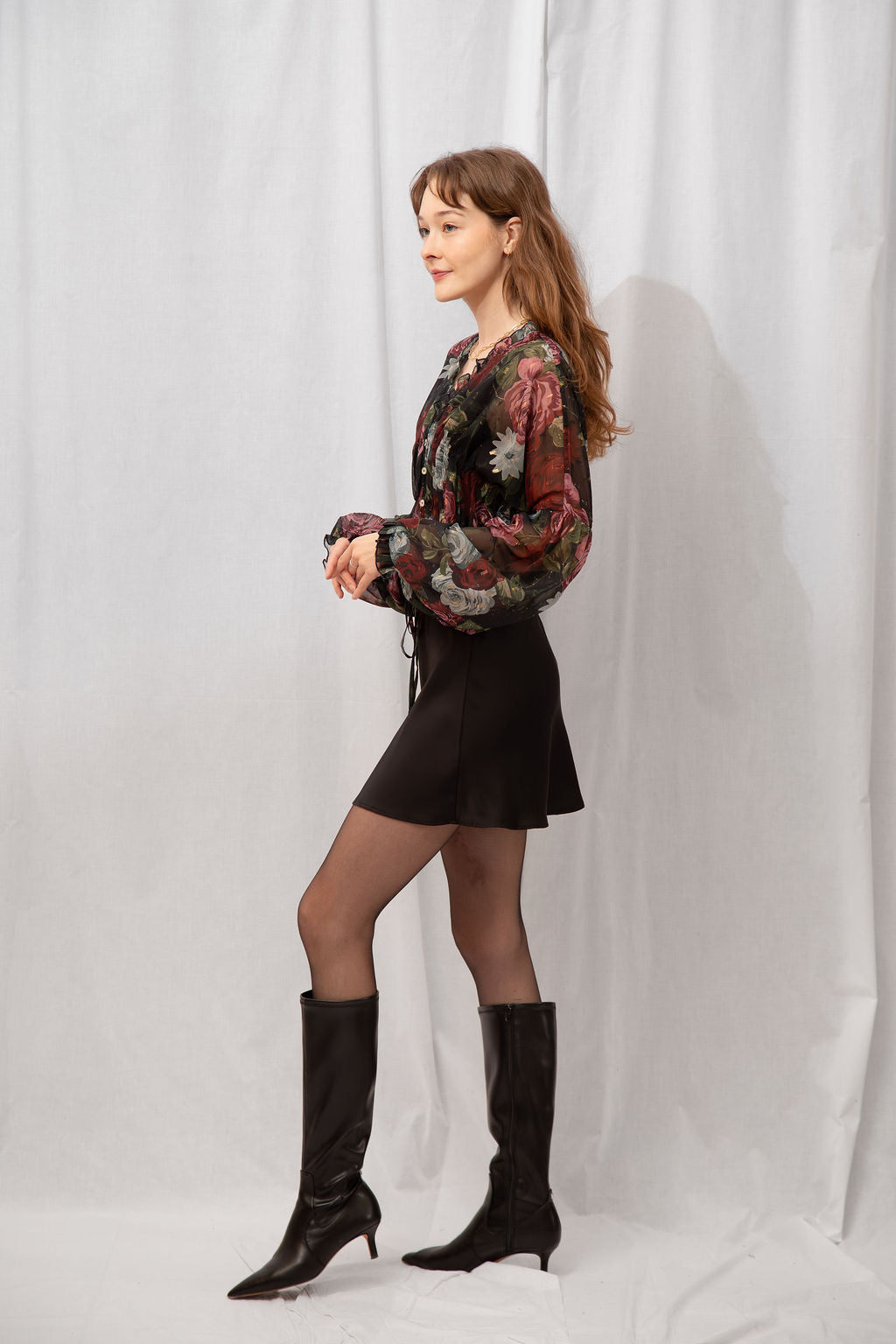 Ember Satin Mini Skirt