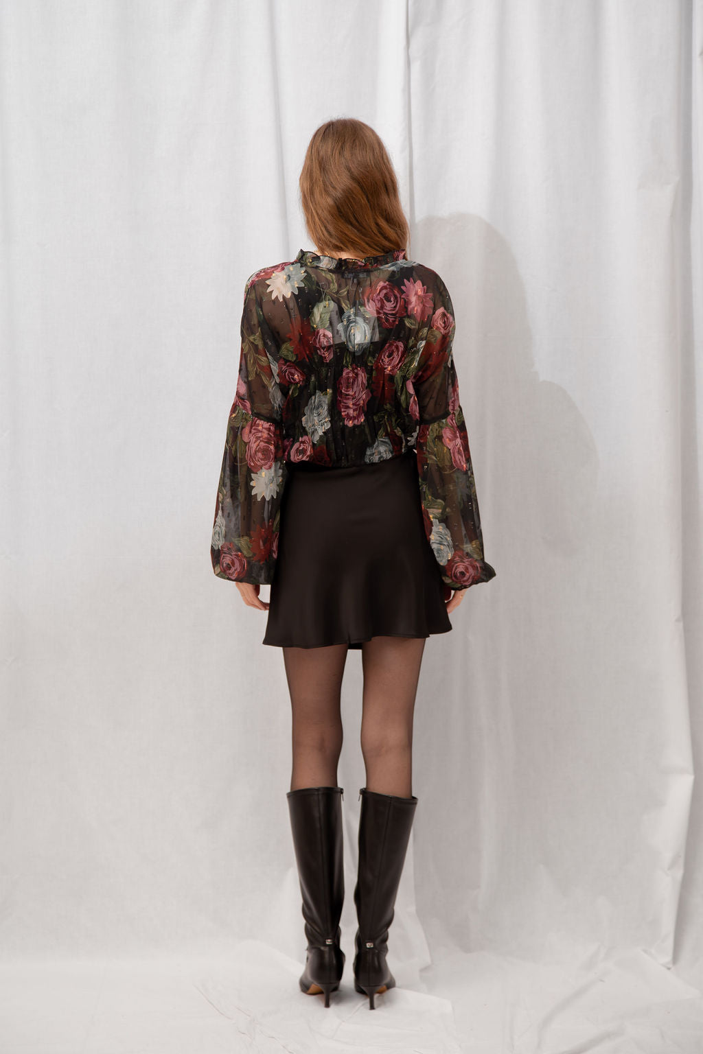 Ember Satin Mini Skirt