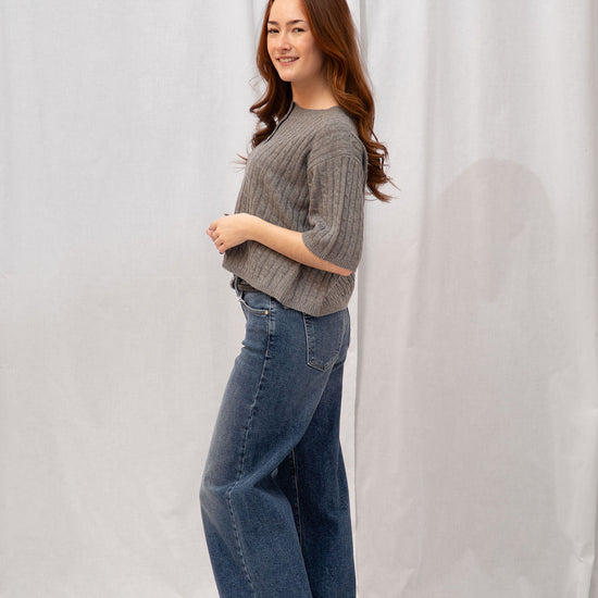 Mid Rise Ultra Wide Leg