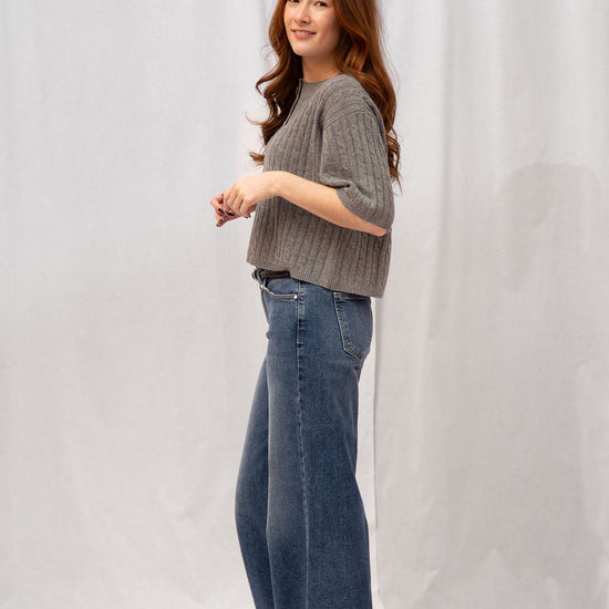 Mid Rise Ultra Wide Leg