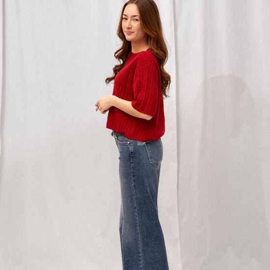 Mid Rise Ultra Wide Leg