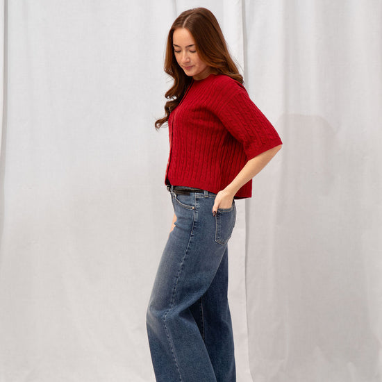 Mid Rise Ultra Wide Leg