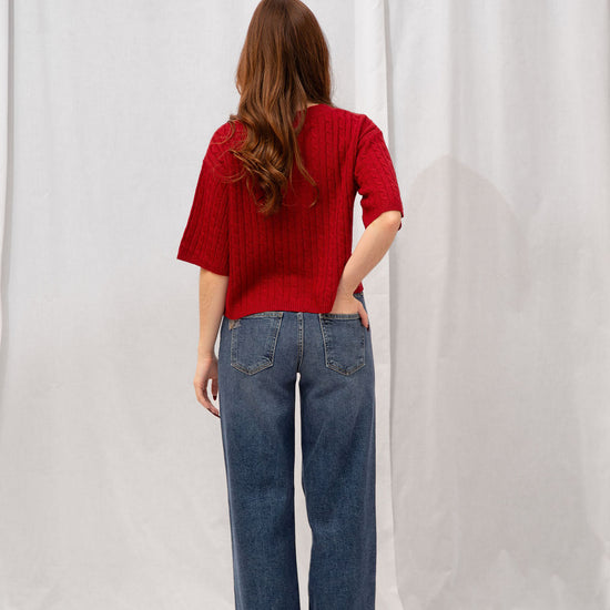 Mid Rise Ultra Wide Leg