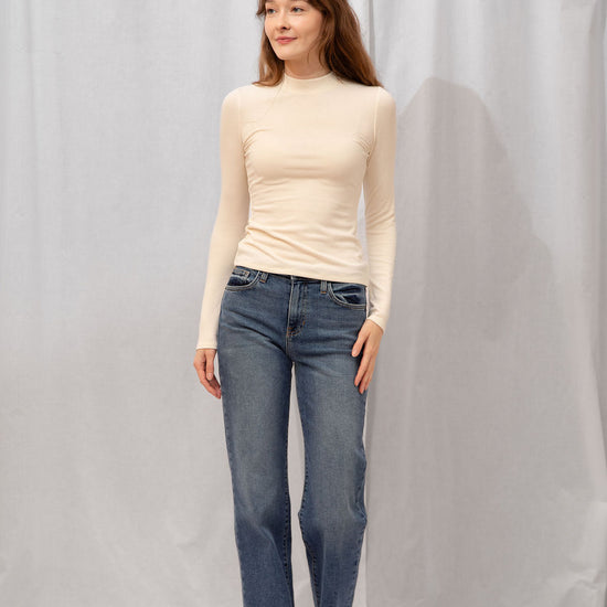 Poppy Mock Neck
