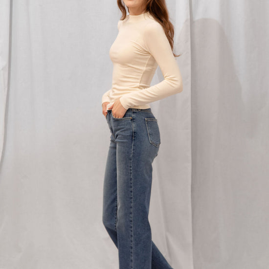 Poppy Mock Neck