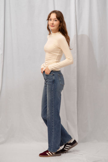 Poppy Mock Neck