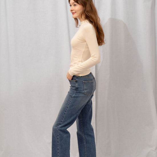 Poppy Mock Neck