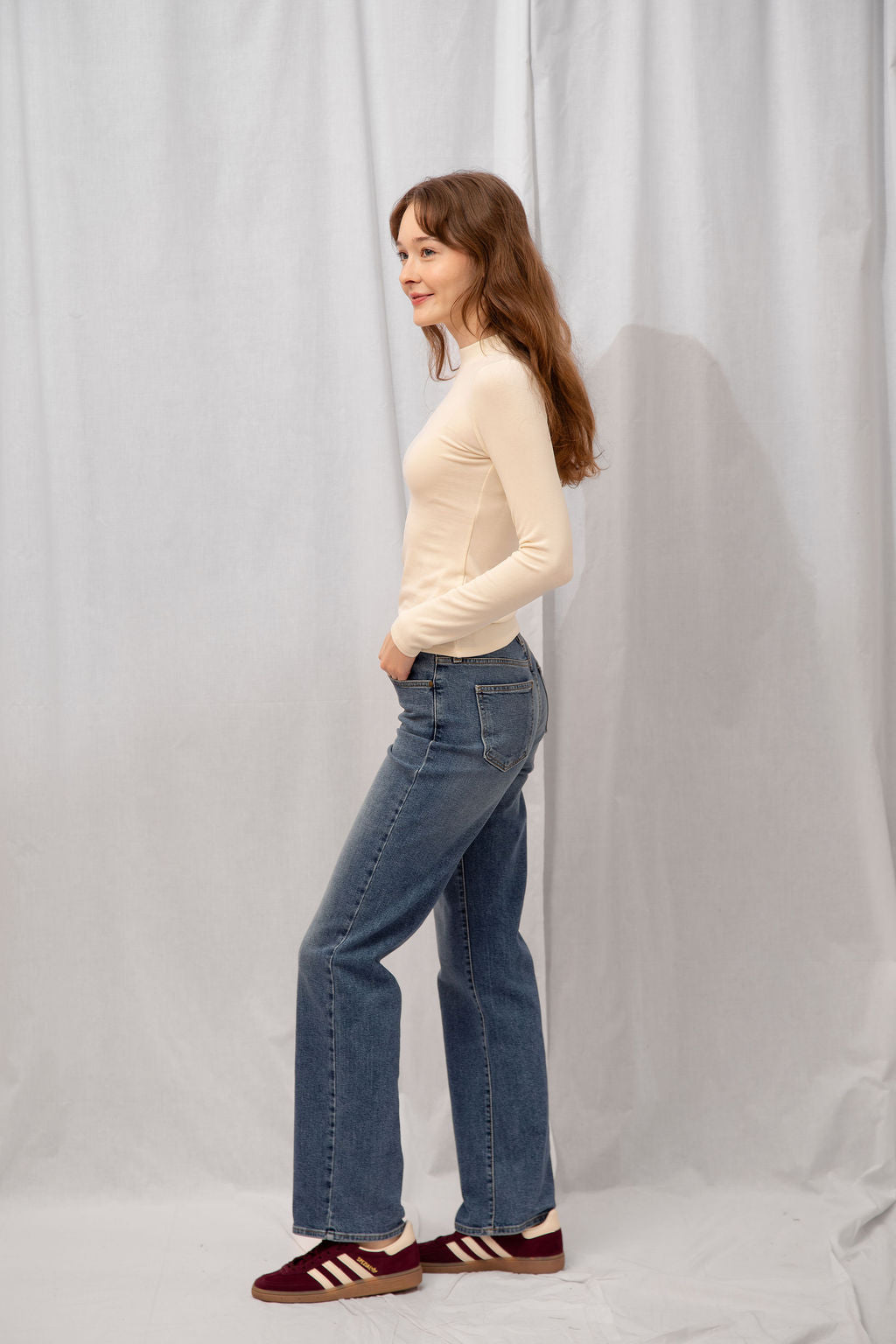 Poppy Mock Neck