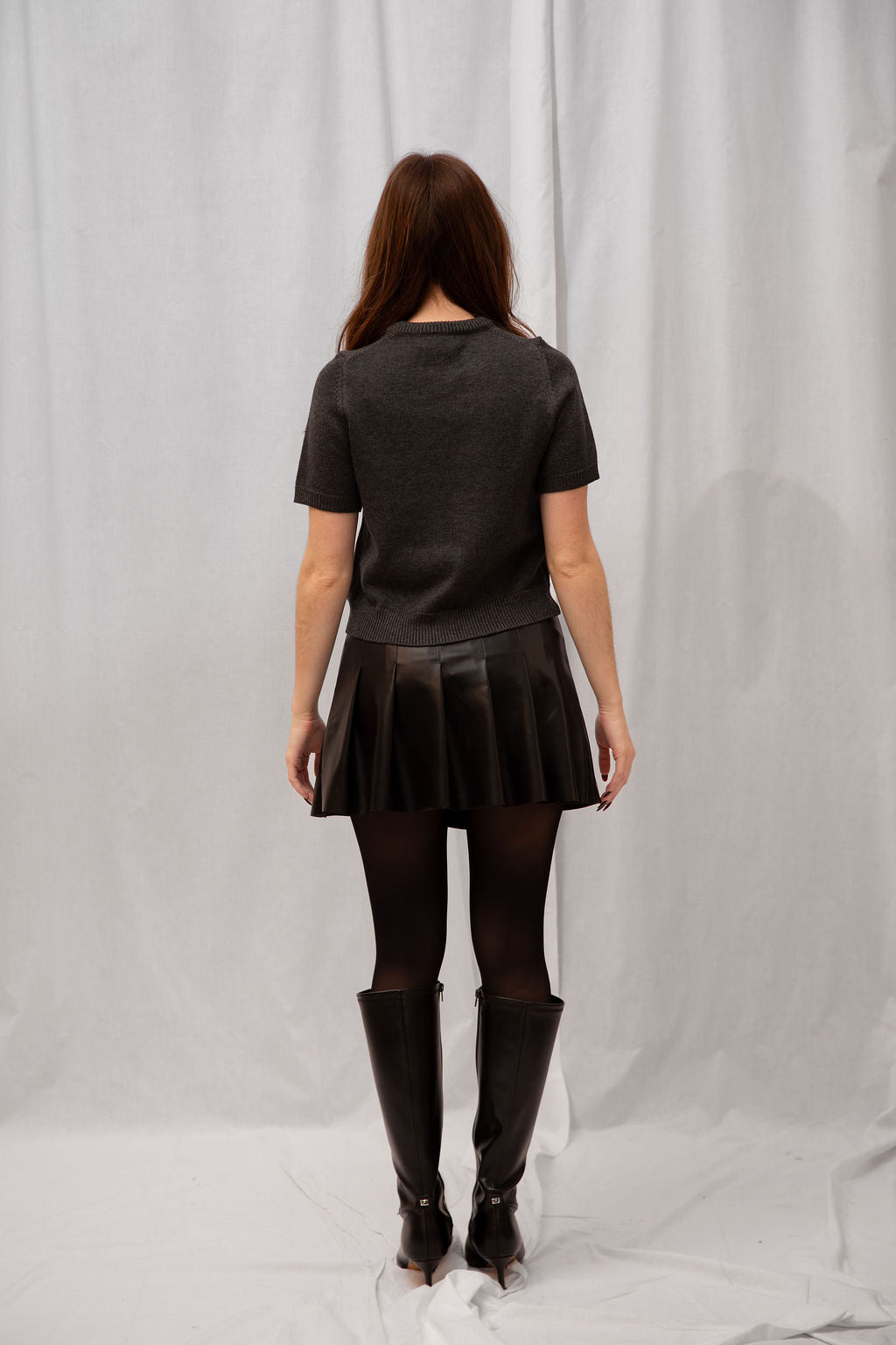 Abby Faux Leather Mini Skirt