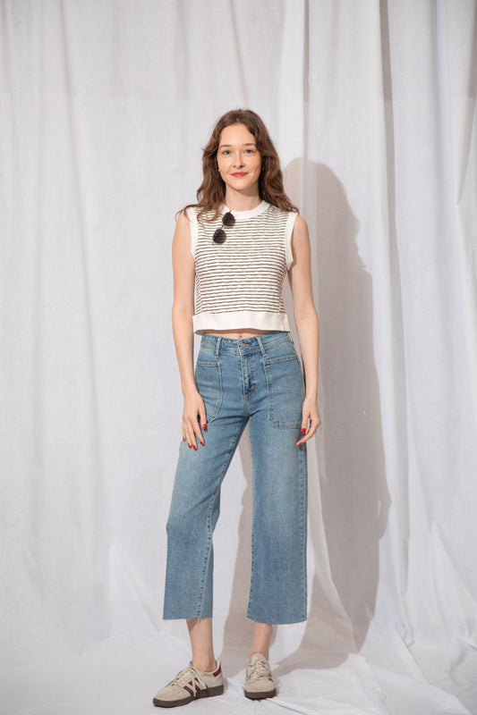High Rise Utility Wide Leg