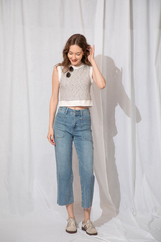 Sakura Striped Top