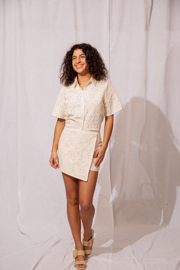 Leona Crochet Skort