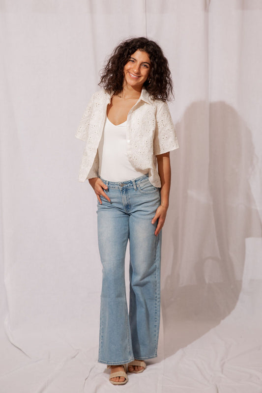Leona Crochet Top