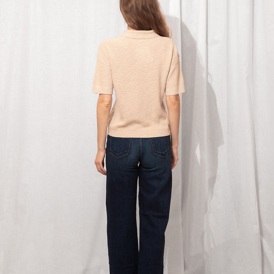 James Knit Button Up