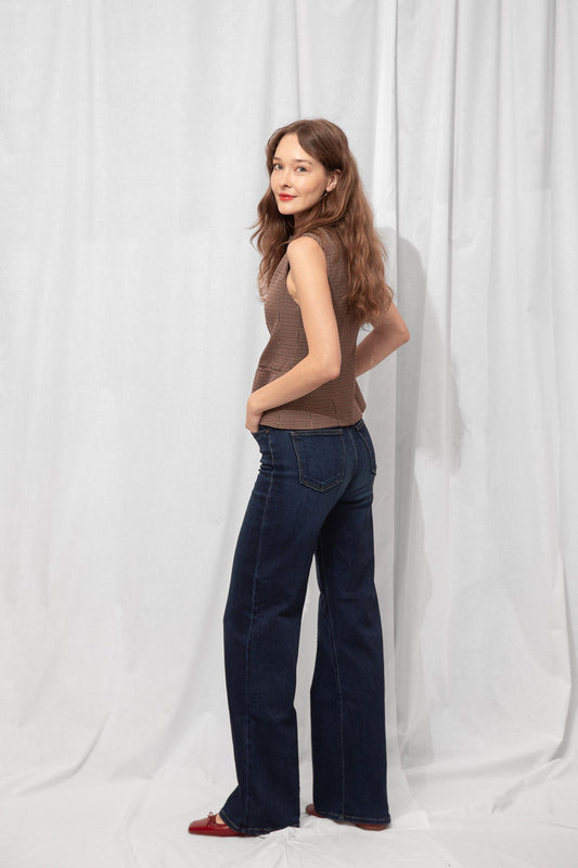 Cuffed Palazzo Jean