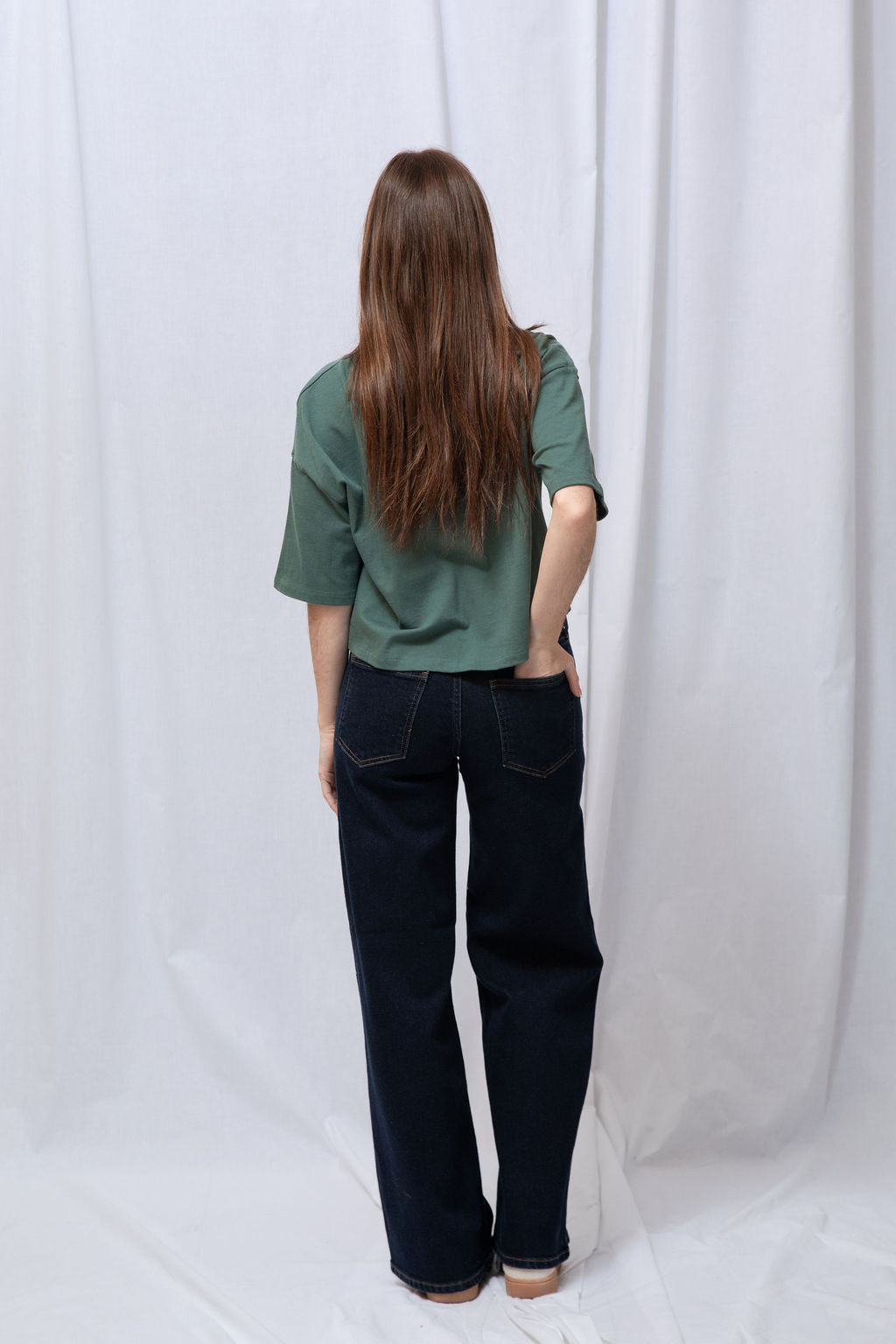 High Rise Palazzo Wide Leg