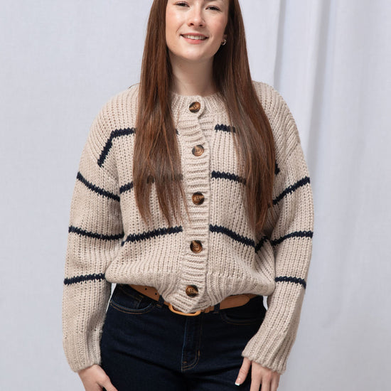 Lori Striped Cardigan