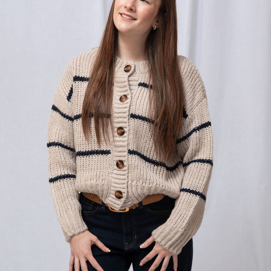 Lori Striped Cardigan