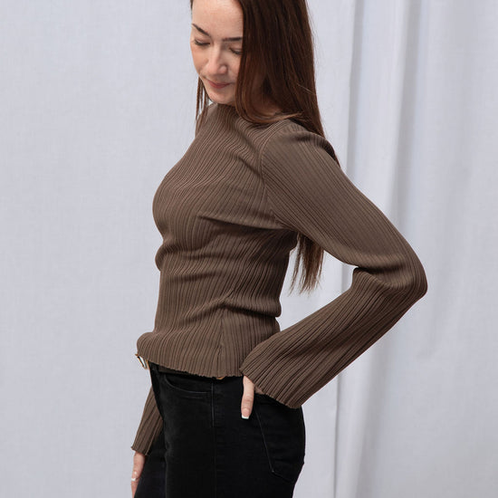 Lily Ribbed Long Sleeve