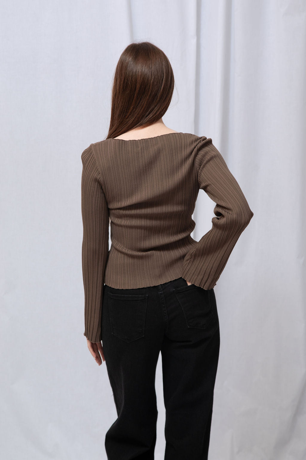 Lily Ribbed Long Sleeve