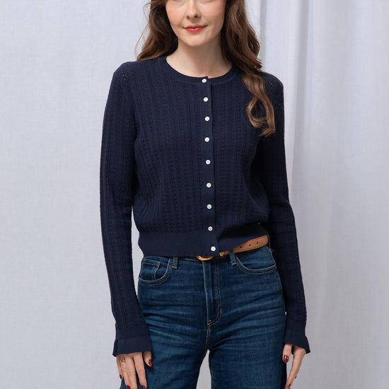 Corinne Cardigan Navy