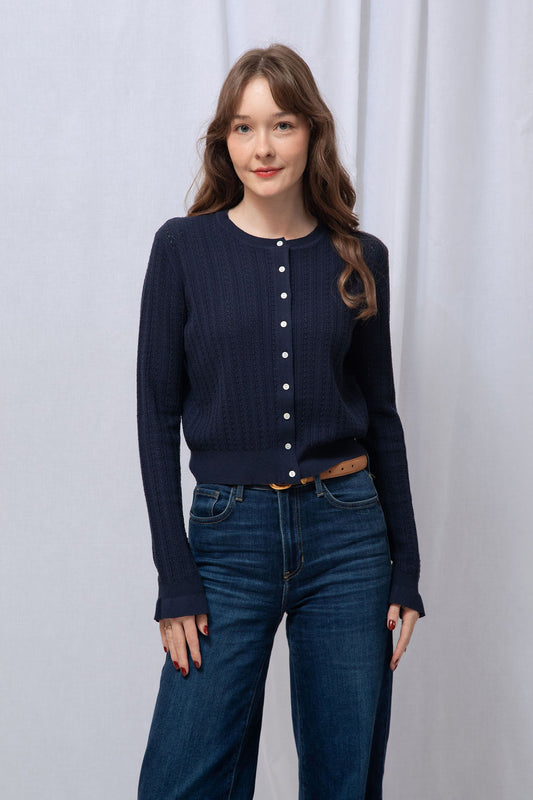 Corinne Cardigan Navy