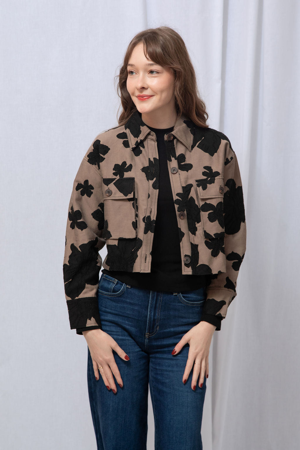 Sophie Jacquard Jacket