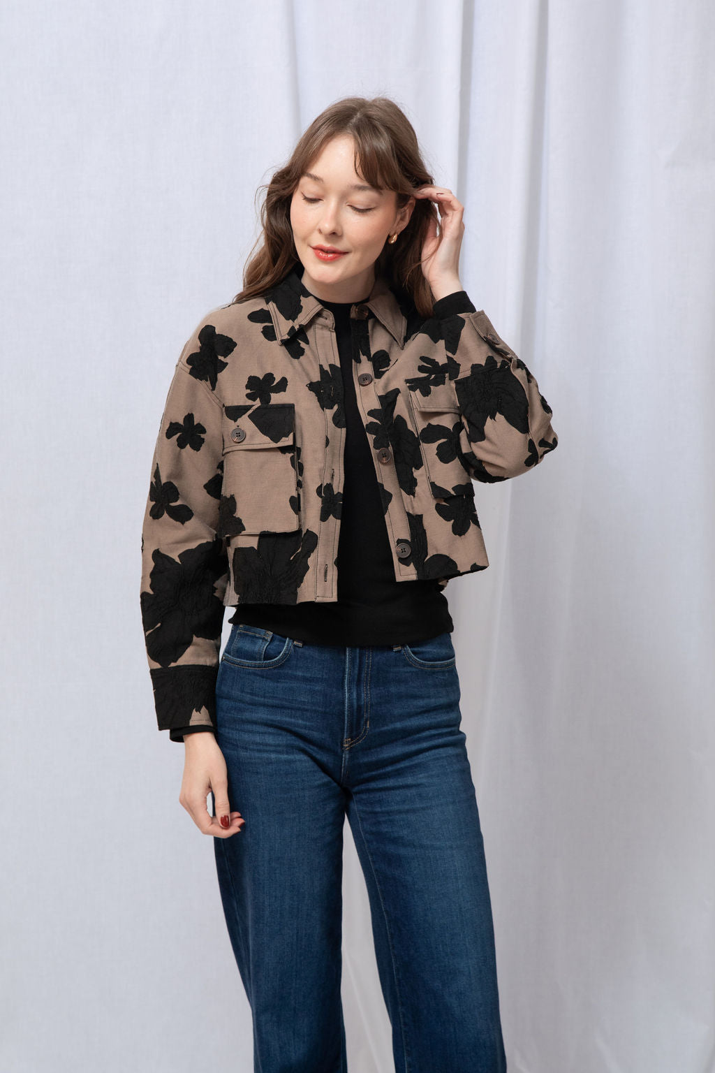 Sophie Jacquard Jacket