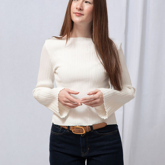 Lily Ribbed Long Sleeve