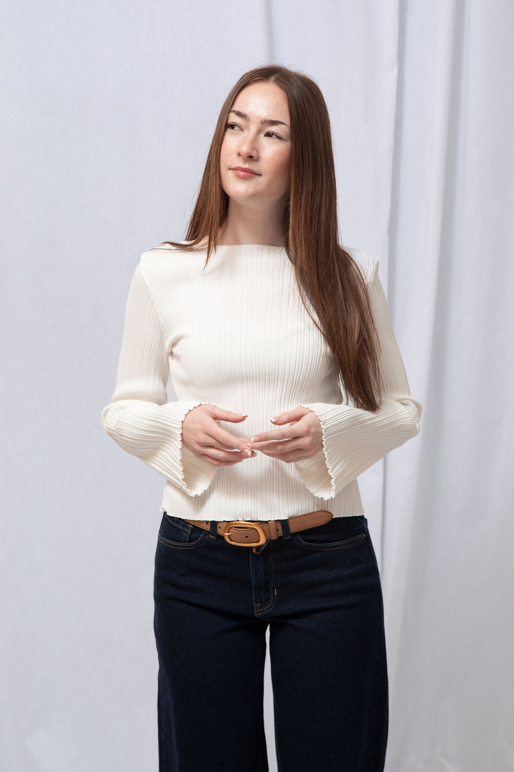 Lily Ribbed Long Sleeve