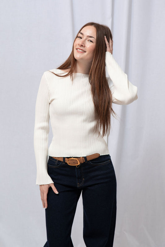 Lily Ribbed Long Sleeve