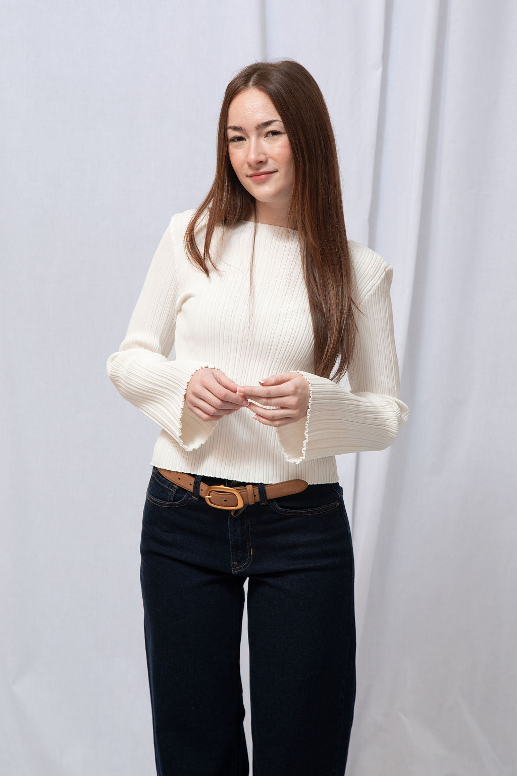 Lily Ribbed Long Sleeve